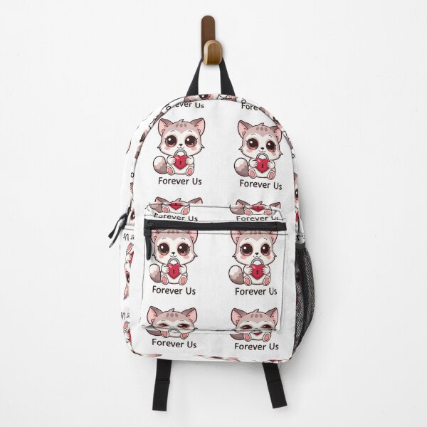 Item preview, Forever Us – Cute Cat with Heart Lock Valentine’s Day Design designed and sold by Pigmentra.