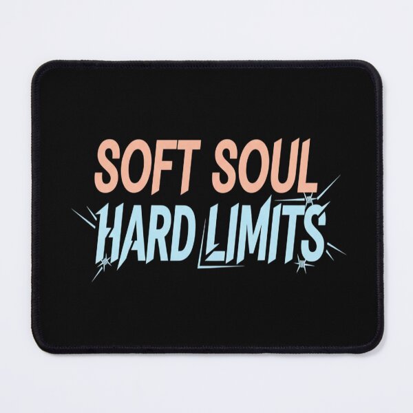 Item preview, Soft Soul Hard Limits. Strong Boundaries Motivational Quote Typography designed and sold by Aarvya Fashion Club ( A.F.C ).