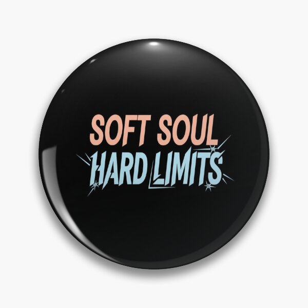 Item preview, Soft Soul Hard Limits. Strong Boundaries Motivational Quote Typography designed and sold by Aarvya Fashion Club ( A.F.C ).