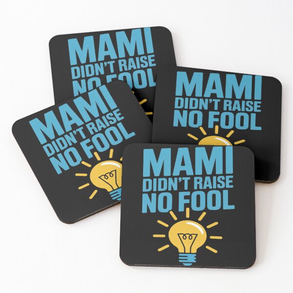 Item preview, MAMI DIDN'T RAISE NO FOOL BOLD LIGHT BULB designed and sold by FluoroWave.