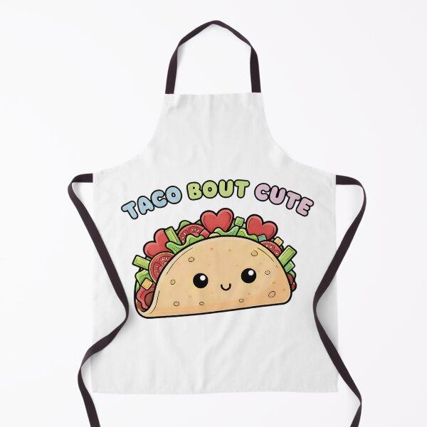 Item preview, Taco Bout Cute - Kawaii Heart Taco Pun designed and sold by velveteclipseco.