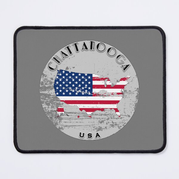 Item preview, Chattanooga United States of America | Worn Flag Travel Badge designed and sold by World Designs.