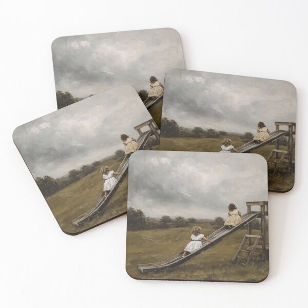 Item preview, Children on a Playground Slide designed and sold by lautir.