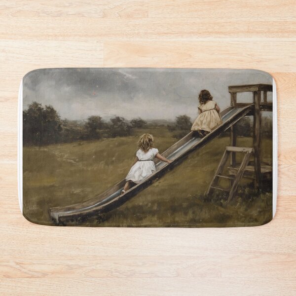 Item preview, Children on a Playground Slide designed and sold by lautir.