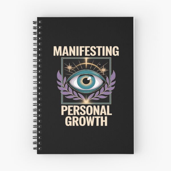 Item preview, Manifesting Personal Growth Spirituality Learning Heart Mind designed and sold by FluoroWave.