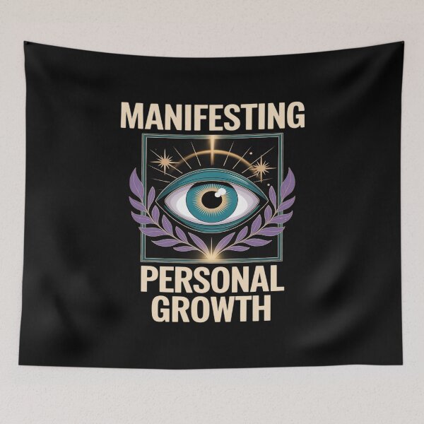 Item preview, Manifesting Personal Growth Spirituality Learning Heart Mind designed and sold by FluoroWave.