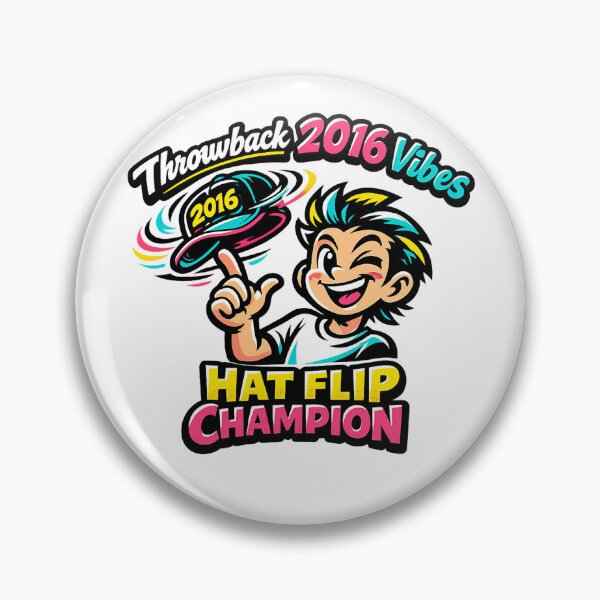 Item preview, Retro 2016 Hat Flip Vibes designed and sold by GrawerekCom.
