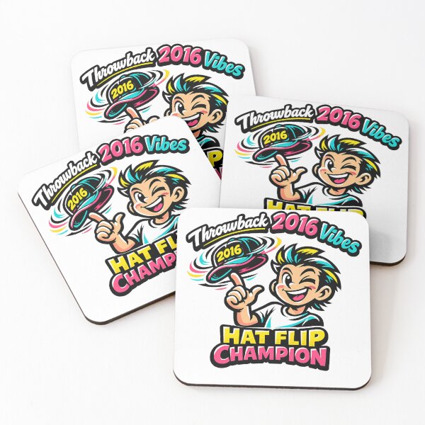 Item preview, Retro 2016 Hat Flip Vibes designed and sold by GrawerekCom.