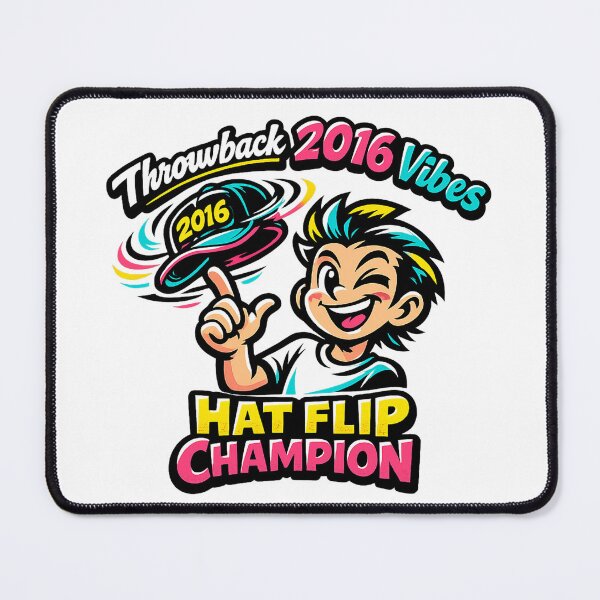 Item preview, Retro 2016 Hat Flip Vibes designed and sold by GrawerekCom.