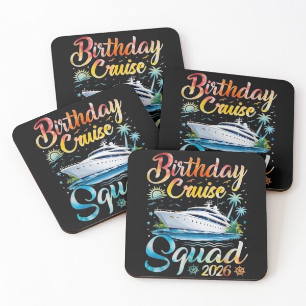 Item preview, Birthday Cruise Squad 2026 Cruise Birthday Party Vacation designed and sold by CosmoKitsch.