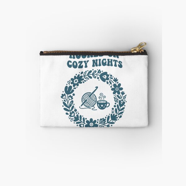 Item preview, Hooked On Cozy Nights Crochet Lover Funny designed and sold by LuminOrb.