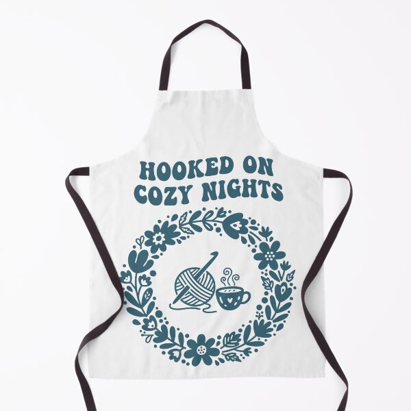 Item preview, Hooked On Cozy Nights Crochet Lover Funny designed and sold by LuminOrb.