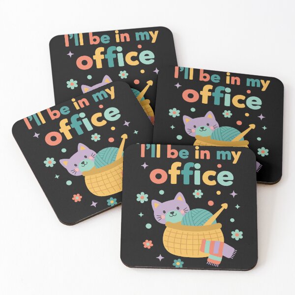 Item preview, Ill Be In My Office Funny Crochet Lover Crochet designed and sold by LuminOrb.