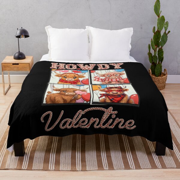 Item preview, Howdy Valentine Highland Cow Photo Booth designed and sold by LashondaGreen89.