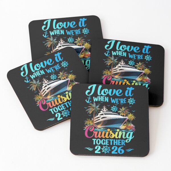 Item preview, I Love It When We're Cruisin' Together Family Cruise 2026 designed and sold by CosmoKitsch.