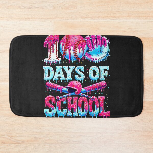 Item preview, 100 Days of School Baseball Ice Cream Drip Gift for Boys Kid designed and sold by ArleneRowe.