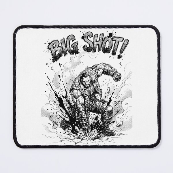 Item preview, Big Shot Impact - Barret Wallace Final Fantasy VII FF7 FFVII Fanart designed and sold by bapupa.