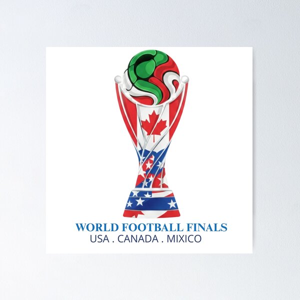 Item preview, World Football Finals Trophy Design | USA Canada Mexico Soccer Art designed and sold by WearTheArtx.
