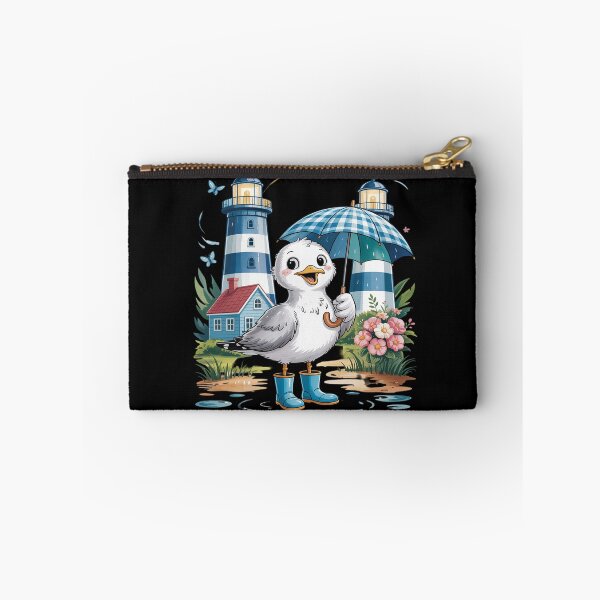Item preview, Maritime Seagulls Seagull Boys Lighthouse designed and sold by FluoroWave.
