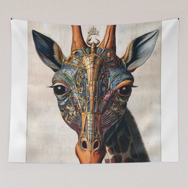 Item preview, Intricate surreal Giraffe Design designed and sold by lautir.