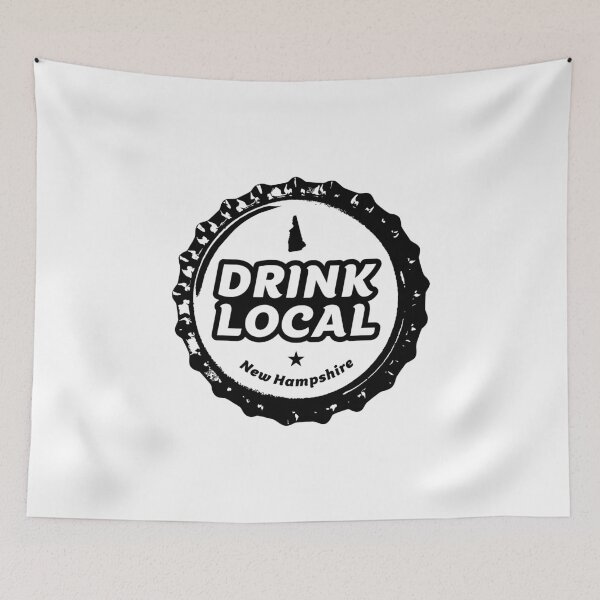 Item preview, Drink Local New Hampshire Craft Beer Bottle Cap designed and sold by graf1k.