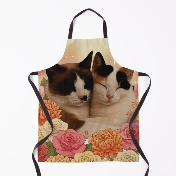Item preview, Petal Dreams & Purring Hearts – Floral Cat Companions designed and sold by meesub.