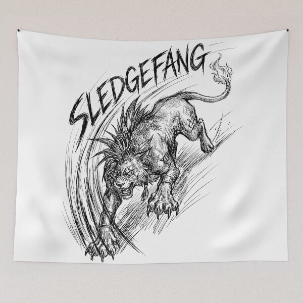 Item preview, Sledgefang Lunge - Red XIII Final Fantasy VII FF7 FFVII Fanart designed and sold by bapupa.