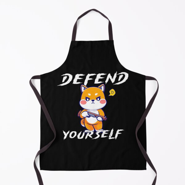 Item preview, Defend Yourself – Soft Look, Hard Boundary - Shiba designed and sold by R-A Designs.