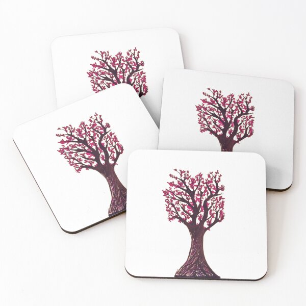 Item preview, Pink cherry blossom - artistic illustration designed and sold by Larinah-G.