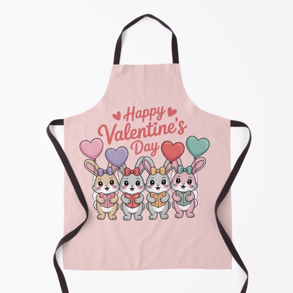 Item preview, Cute Valentine Bunnies – Happy Valentine’s Day designed and sold by Nimkaew.