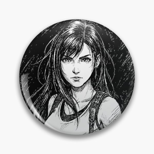Item preview, Determined Fighter's Gaze - Tifa Lockhart Final Fantasy VII FF7 FFVII Fanart designed and sold by bapupa.