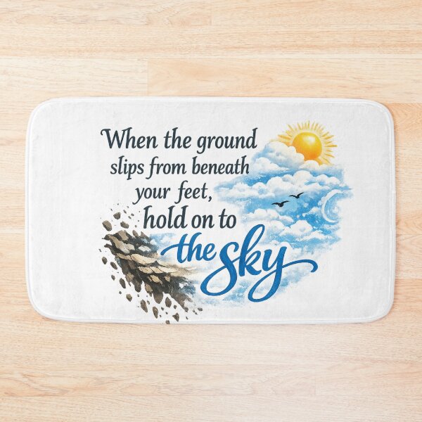 Item preview, Hold On to the Sky – Inspirational Quote Design designed and sold by Alexamarin.