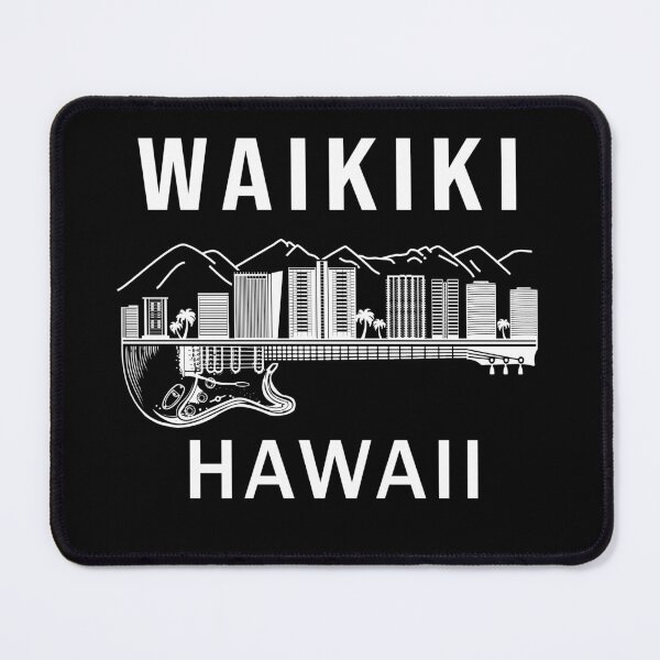 Item preview, Waikiki Hawaii Souvenir Men Guitar Music Beach Waikiki designed and sold by DSWShirts.