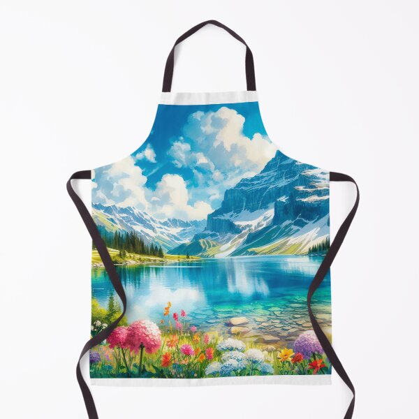 Item preview, Vibrant Mountain Lake Scene designed and sold by paulrommer.