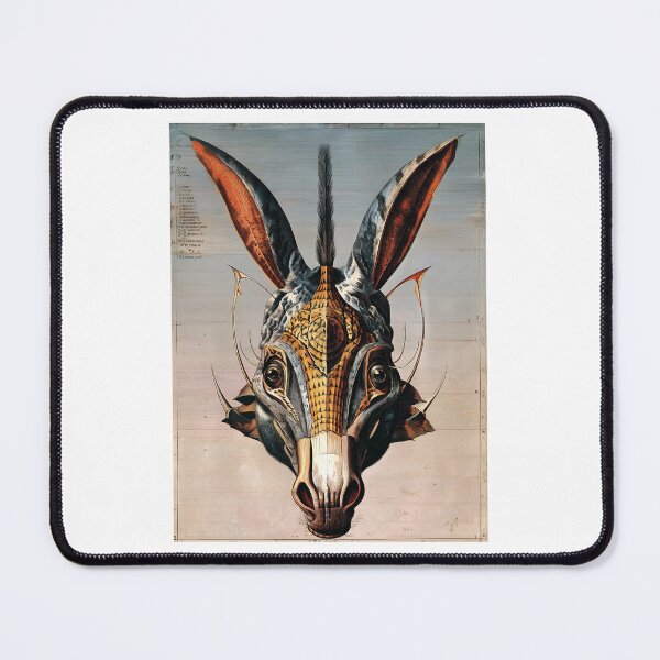 Item preview, Surreal donkey Portrait designed and sold by lautir.