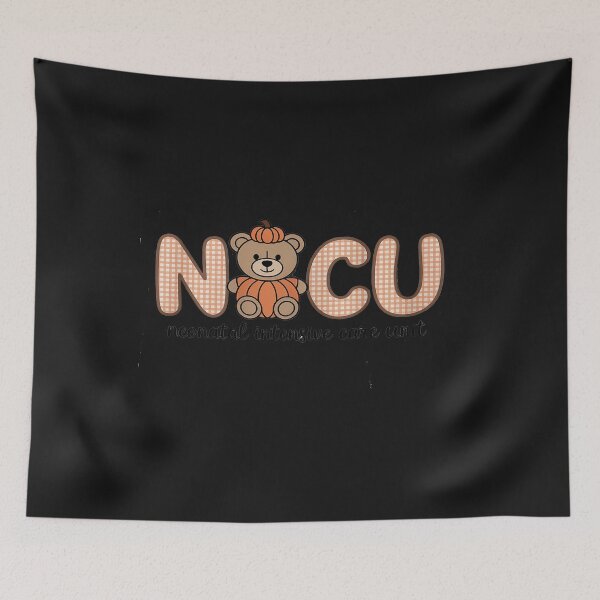 Item preview, NICU Neonatal Intensive Care Nurse Bear Pumpkin Halloween designed and sold by trinfhri.
