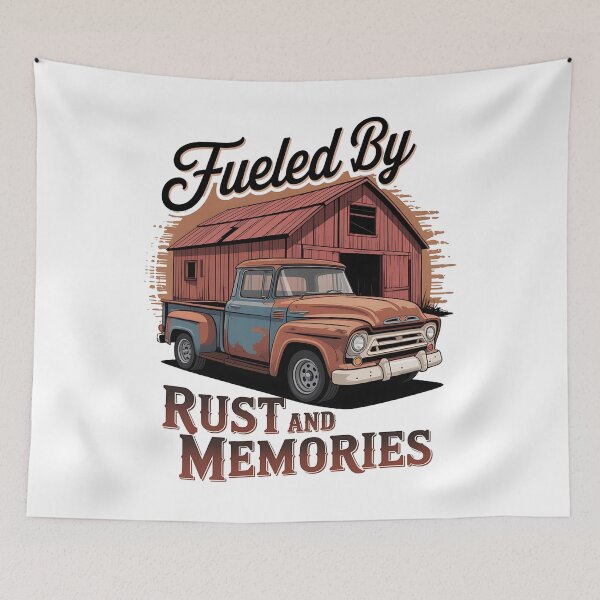 Item preview, retro auto - classic car history - old car culture - vintage vehicle - Rust in Peace - Even Rust Has Character - Patina is My Paint Job - Ghosts of the Highway - Forgotten by Time designed and sold by JansenGS.