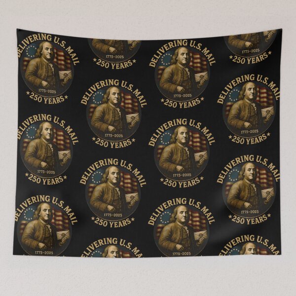 Item preview, Postal Worker Delivering U S  Mail 1775-2025 250 Years Patriot designed and sold by jakaun.