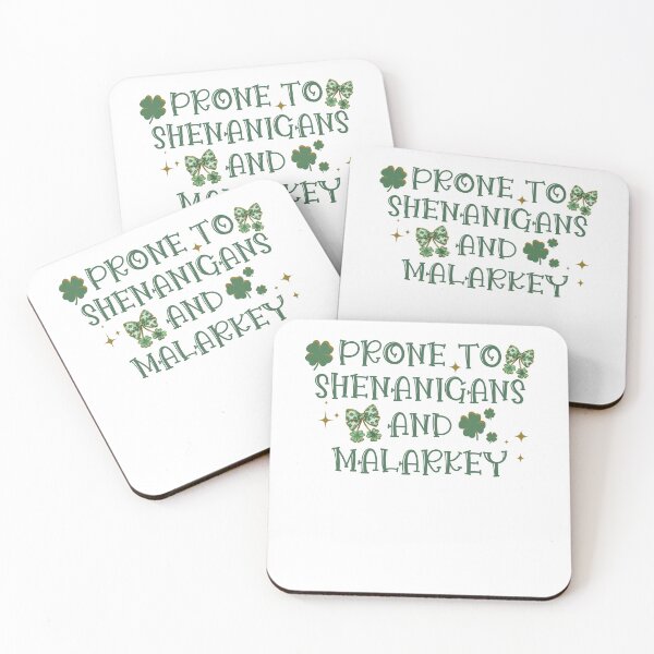 Item preview, Prone To Shenanigans And Malarkey Shamrock St Patrick's Day designed and sold by jakaun.