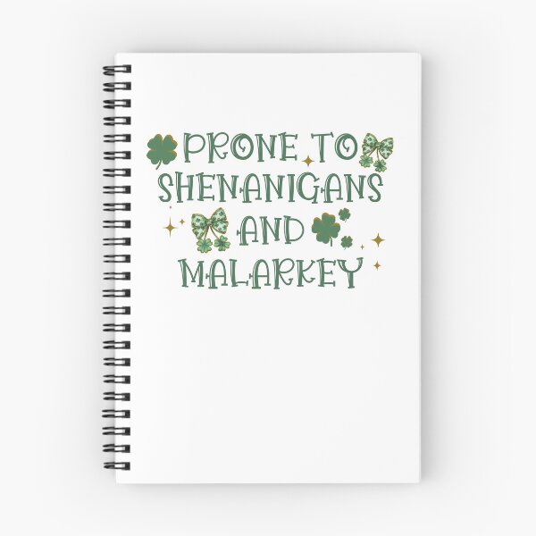 Item preview, Prone To Shenanigans And Malarkey Shamrock St Patrick's Day designed and sold by jakaun.