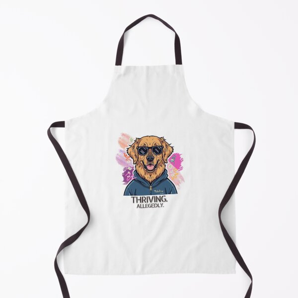 Item preview, Thriving. Allegedly. Golden Retriever. Retro 90s. designed and sold by Everything Golden Co..