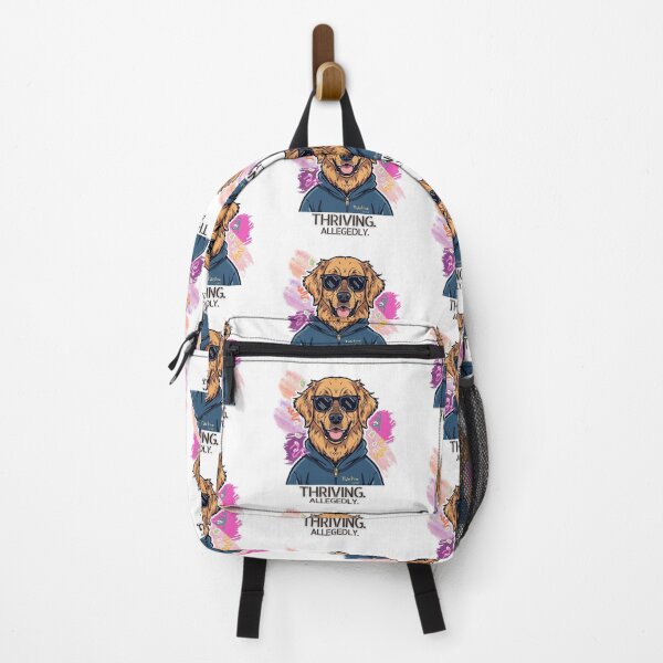 Item preview, Thriving. Allegedly. Golden Retriever. Retro 90s. designed and sold by Everything Golden Co..