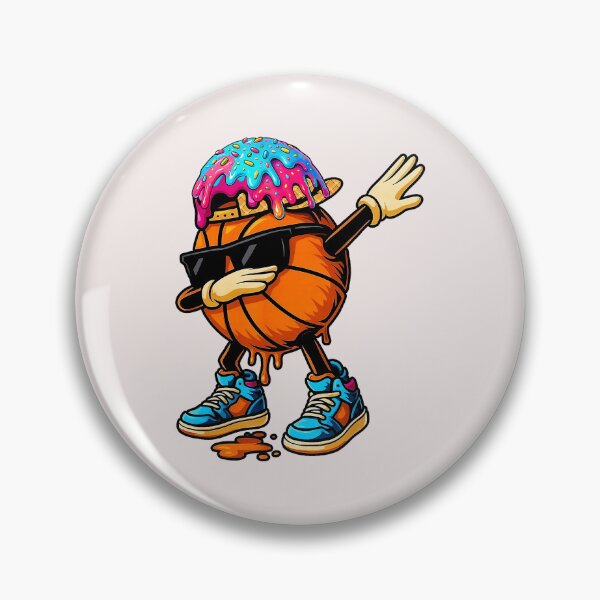 Item preview, Dabbing Basketball Ice Cream Drip for Boys Funny Basketball designed and sold by ArleneRowe.