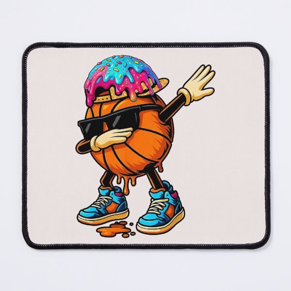 Item preview, Dabbing Basketball Ice Cream Drip for Boys Funny Basketball designed and sold by ArleneRowe.