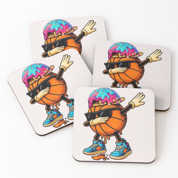 Item preview, Dabbing Basketball Ice Cream Drip for Boys Funny Basketball designed and sold by ArleneRowe.