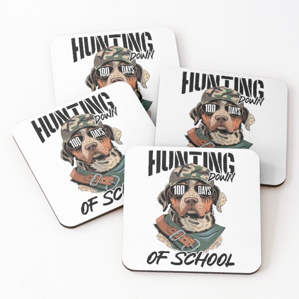 Item preview, Hunting Down 100 Days of School Dog Camo Hat 100th Day Boys Kids designed and sold by jakaun.