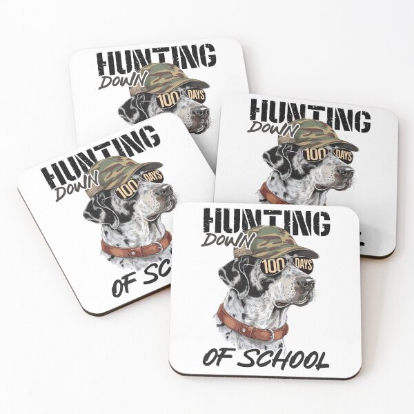 Item preview, Dog Wearing Camo Hat Hunting Down 100 Days of School designed and sold by jakaun.