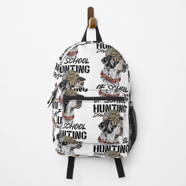 Item preview, Dog Wearing Camo Hat Hunting Down 100 Days of School designed and sold by jakaun.