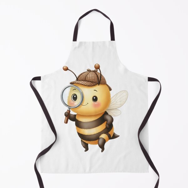 Item preview, Detective Bee – Cute Bumblebee Private Eye Illustration designed and sold by debbiedoodarday.