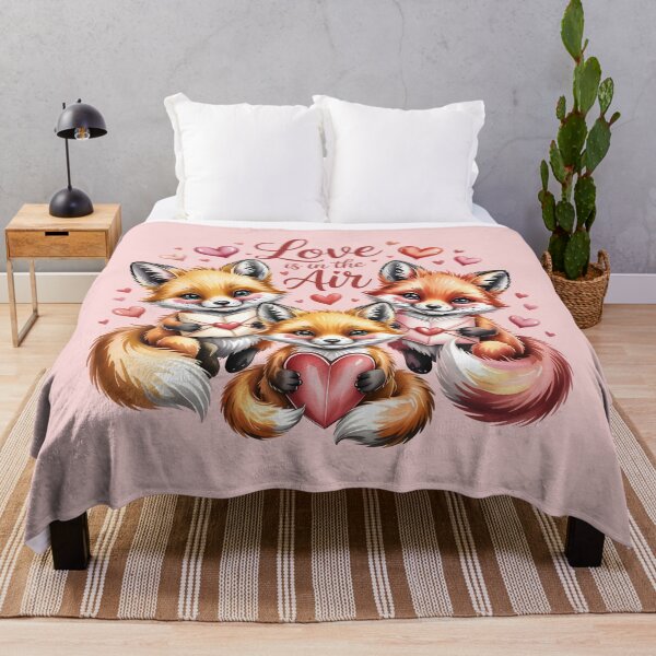 Item preview, Love Is In The Air Valentine Collage Fox designed and sold by Nimkaew.